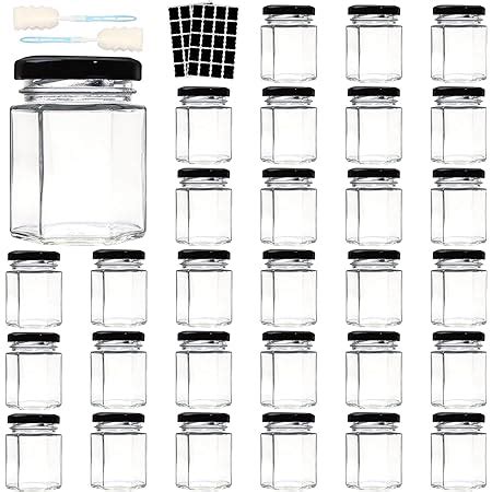 Amazon Nakpunar Pcs Oz Mini Hexagon Glass Jars With