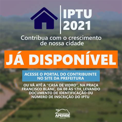 Prefeitura de Aperibé RJ IPTU 2021 já está disponível Acesse o