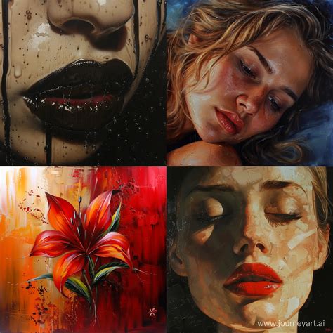 Vibrant 2d Oil Paintings Captivating Artwork With Stunning Designs Midjourney Prompt