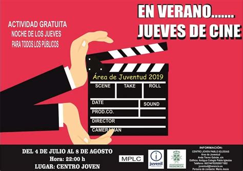 Este Verano Vuelven Los Jueves De Cine Al Centro Joven