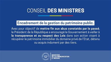 Ministère de la Communication et Médias RDC on Twitter Au cours du