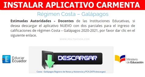 C Mo Instalar La App Carmenta Para El R Gimen Costa