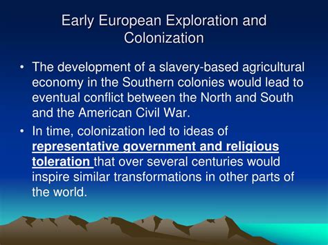 Ppt Early European Exploration And Colonization Powerpoint Presentation Id 706969