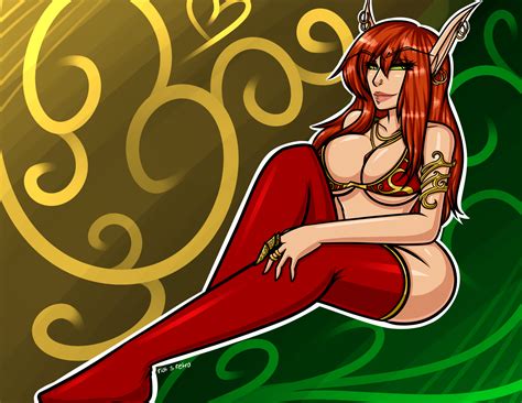 Blood Elf Commission By Riot S Retro Hentai Foundry