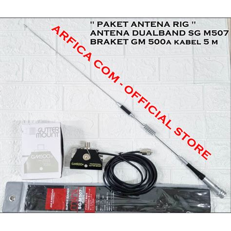 Jual Paket Antena Rig Dualband Super Garnier Sg M Barcket Gm A