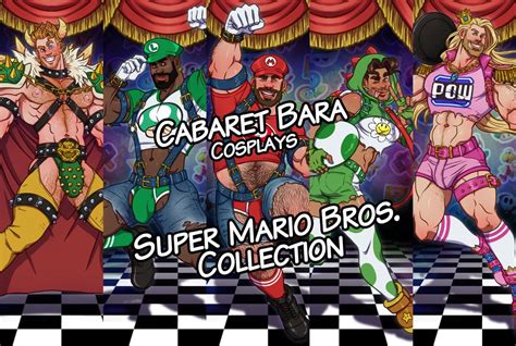 Cabaret Bara Cosplays Super Mario Bros Sexy Bara Art Gay Geek Etsy