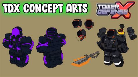 Tdx Concept Arts Tower Defense X Roblox Youtube