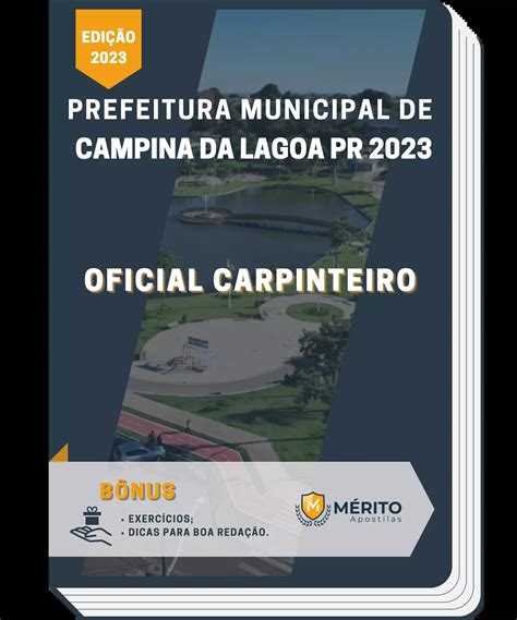 Apostila Oficial Carpinteiro Prefeitura De Campina Da Lagoa Pr