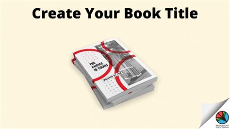 How To Self Publish Your Book Step 9 Create Your Book Title