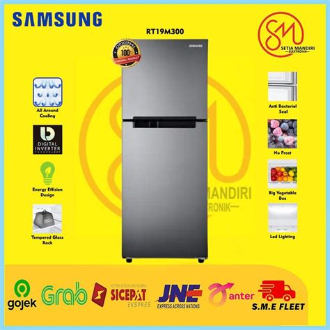 Jual Samsung Rt M Kulkas Pintu L Inverter No Frost Rt M Bgs