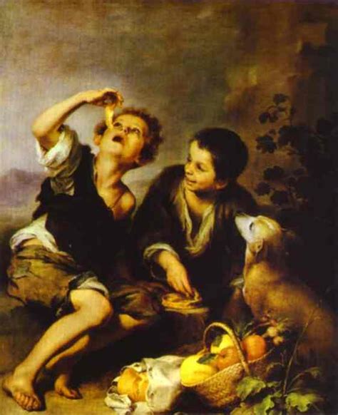 Reproducciones De Arte El Comedor De Pie De Bartolome Esteban Murillo