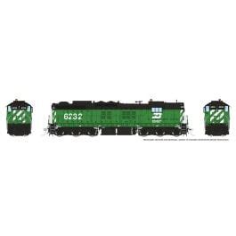 HO EMD SD9 (DC/Silent): Burlington Northern: #6232 - Rapido Trains Inc.