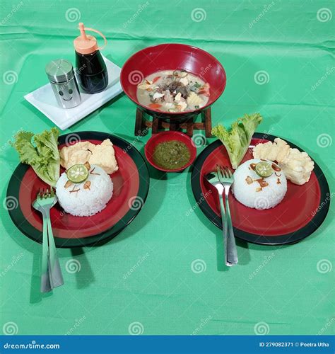 Soto Kikil Surabaya Also Known As Beef Feet Soup. Traditional ...