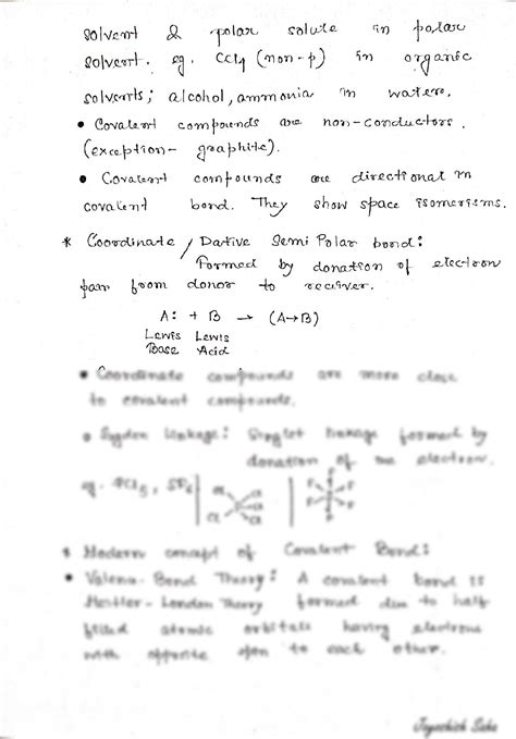 Solution Chemical Bonding Explained Step By Step In English New Class