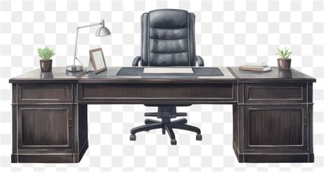 Png Furniture Computer Office Table Premium Png Rawpixel