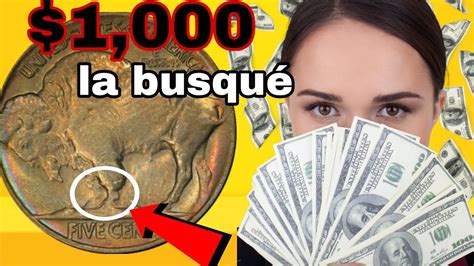 Moneda MÁS BUSCADA por Coleccionistas 5 Centavos 1937 Buffalo