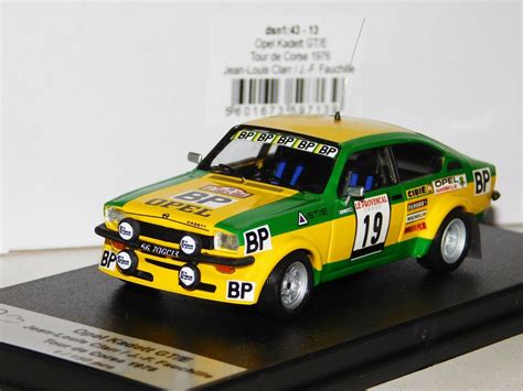 OPEL KADETT GT E 19 J L CLARR TOUR DE CORSE 1976 TROFEU LIM DSN1 43