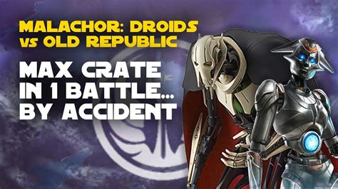 Malachor Droids Vs Old Republic Galactic Challenge SWGOH GC X YouTube