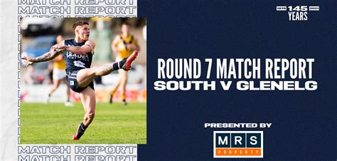 MRS Property Match Report Round 7 Vs Glenelg