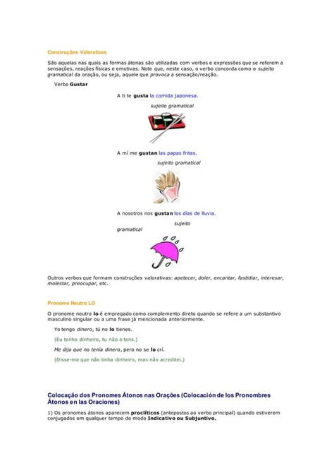 Pronomes Pessoais Espanhol PDF