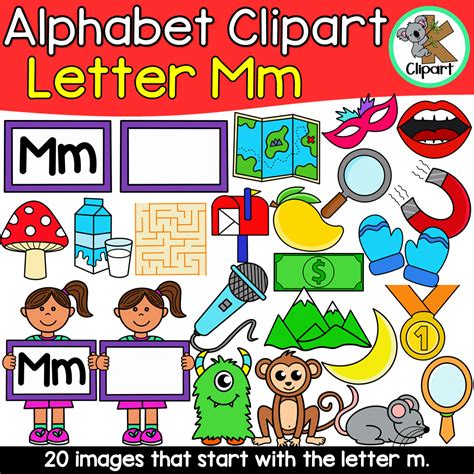 Alphabet Clipart: Letter M | Made By Teachers