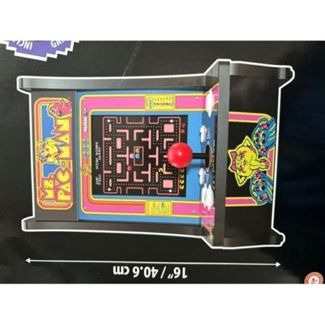 Arcade 1UP Ms Pacman 5 In 1 Countercade Retro Video Game Cabinet EBay