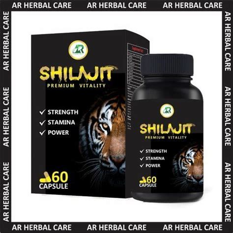 Herbal Medicine Shilajit Capsule At Best Price In Jaipur Ar Herbal Care