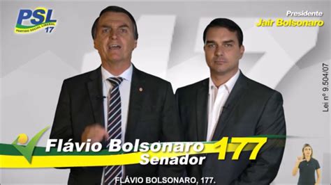 Flávio Bolsonaro Psl Part Jair Bolsonaro Senador Rj 2018