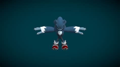 Werehog Sonic Sonic Unleashed Download Free 3d Model By Bazzaaaa7