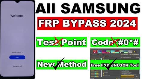 Free Frp Unlock Tool All Samsung Frp Bypass No No Test