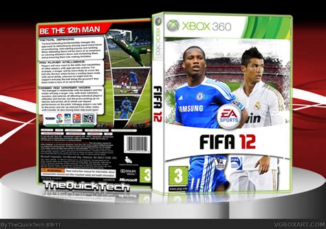 Fifa 12 Xbox 360 Box Art Cover By Thequicktech