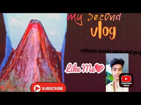 My Second Vlog Volcano Banane Ke Chakkar Mein Popat Ho Gya Comedy