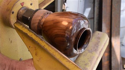 Woodturning With The Naked Turner Walnut Hollowform Vase YouTube