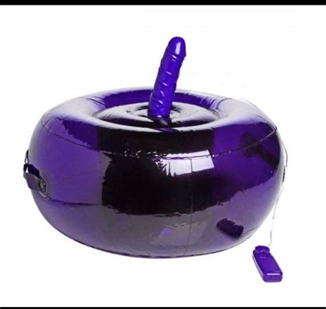 Sit And Ride Inflatable Seat With Vibrating Dildo Etsy