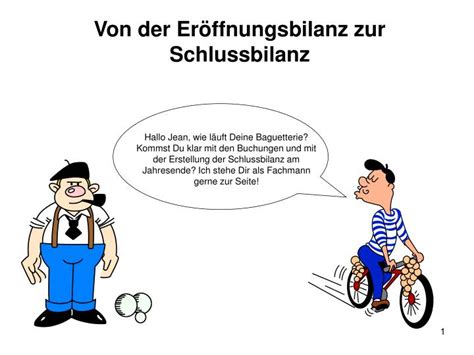 PPT Von der Eröffnungsbilanz zur Schlussbilanz PowerPoint