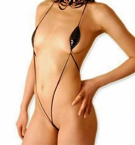 Sexy Women Sling Bikini Extreme Micro Bikinis G String Thong One Piece Swim Ebay
