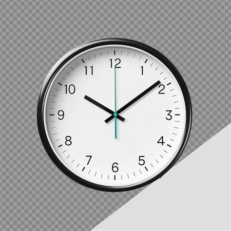 Premium Psd Modern Wall Clock Png Isolated On Transparent Background