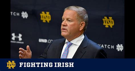 Brian Kelly Press Conference Aug 5th – Notre Dame Fighting Irish ...