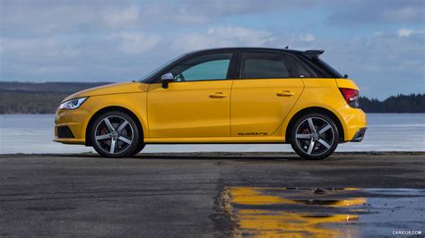 Audi S1 Sportback 2015my Vegas Yellow On Ice Side