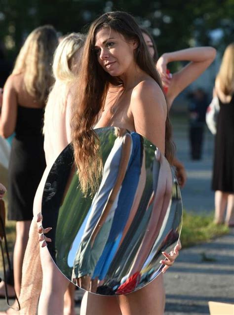 A Hundred Women Shed Their Clothes In Protest At The RNC Convention For