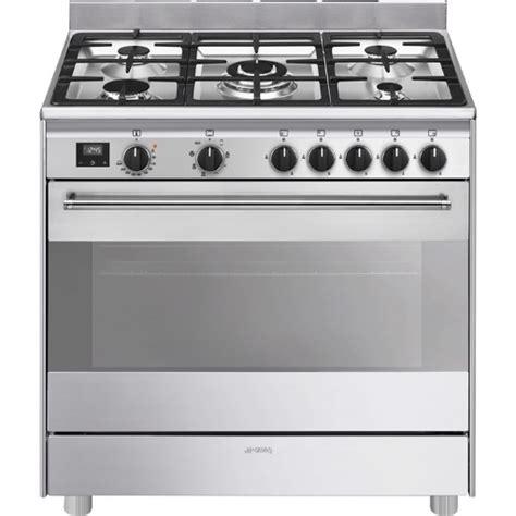 SMEG Master BG91X2 Cucina Gas Acciaio Inossidabile A Cucine In