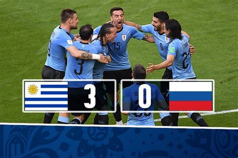 L Uruguay Strapazza La Russia E Si Prende La Testa Del Gruppo A Arabia