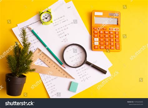 School Supplies Used Math Class Geometry Stock Photo 1576429345 ...