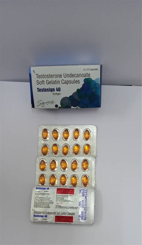 Testoheal Testosterone Mg Capsule Healing Pharma At Rs Strip In