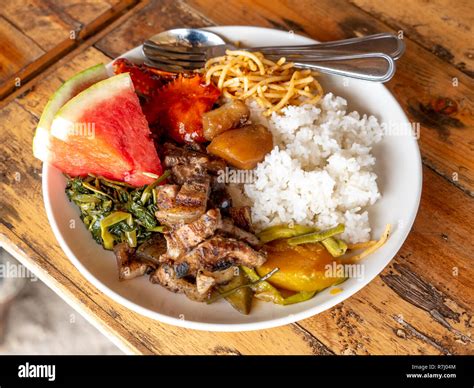 Filipino Style lunch set at Coron, Palawan, Philippines Stock Photo - Alamy