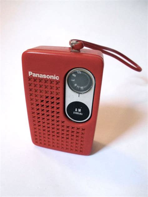 Vintage Panasonic Transistor Radio Model R 1029 Am Band 6 Transistors