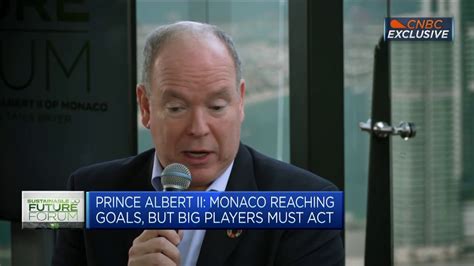 Prince Albert II of Monaco: Big players must act on climate change