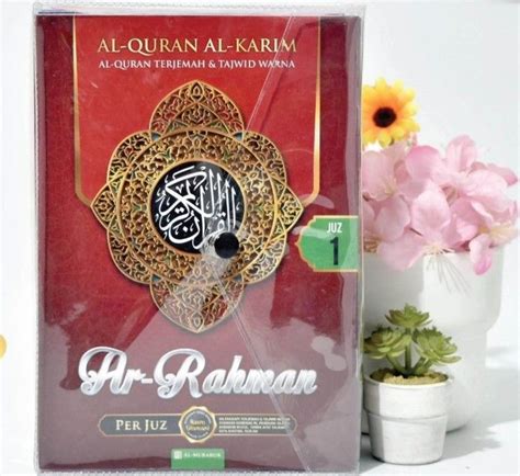 Al Quran Terjemahan Dan Tajwid Warna Ar Rahman Per Juz A Lazada