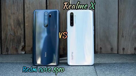 Redmi Note 8pro Vs Realme X Comparison Youtube