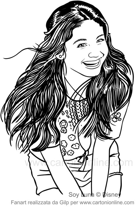 Coloriage De Soy Luna